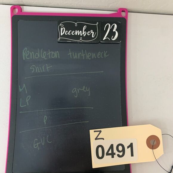 Pendleton Turtleneck Shirt Womens PL Large Petite Dark Gray Long Sleeve Cotton - Picture 11 of 12